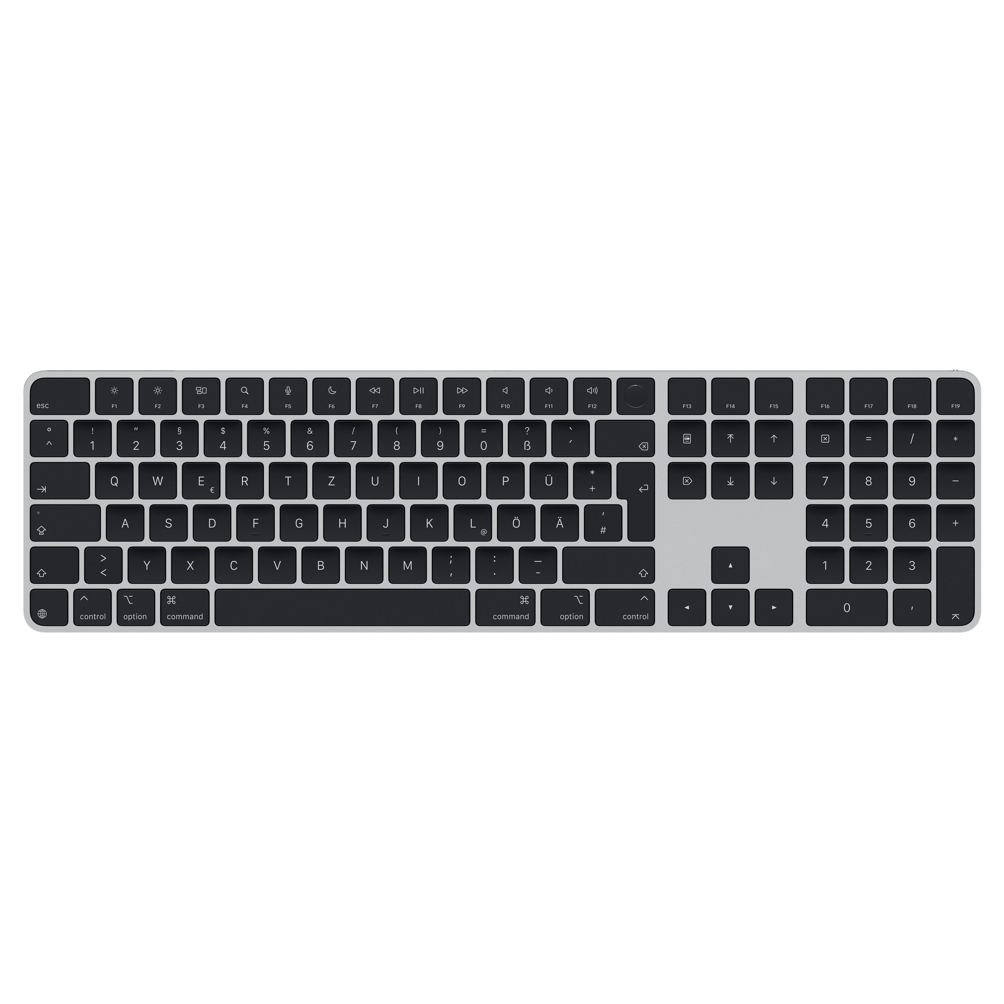 Apple Magic Keyboard Numeric Touch ID/Bezdrátová Bluetooth/GER layout/Černá