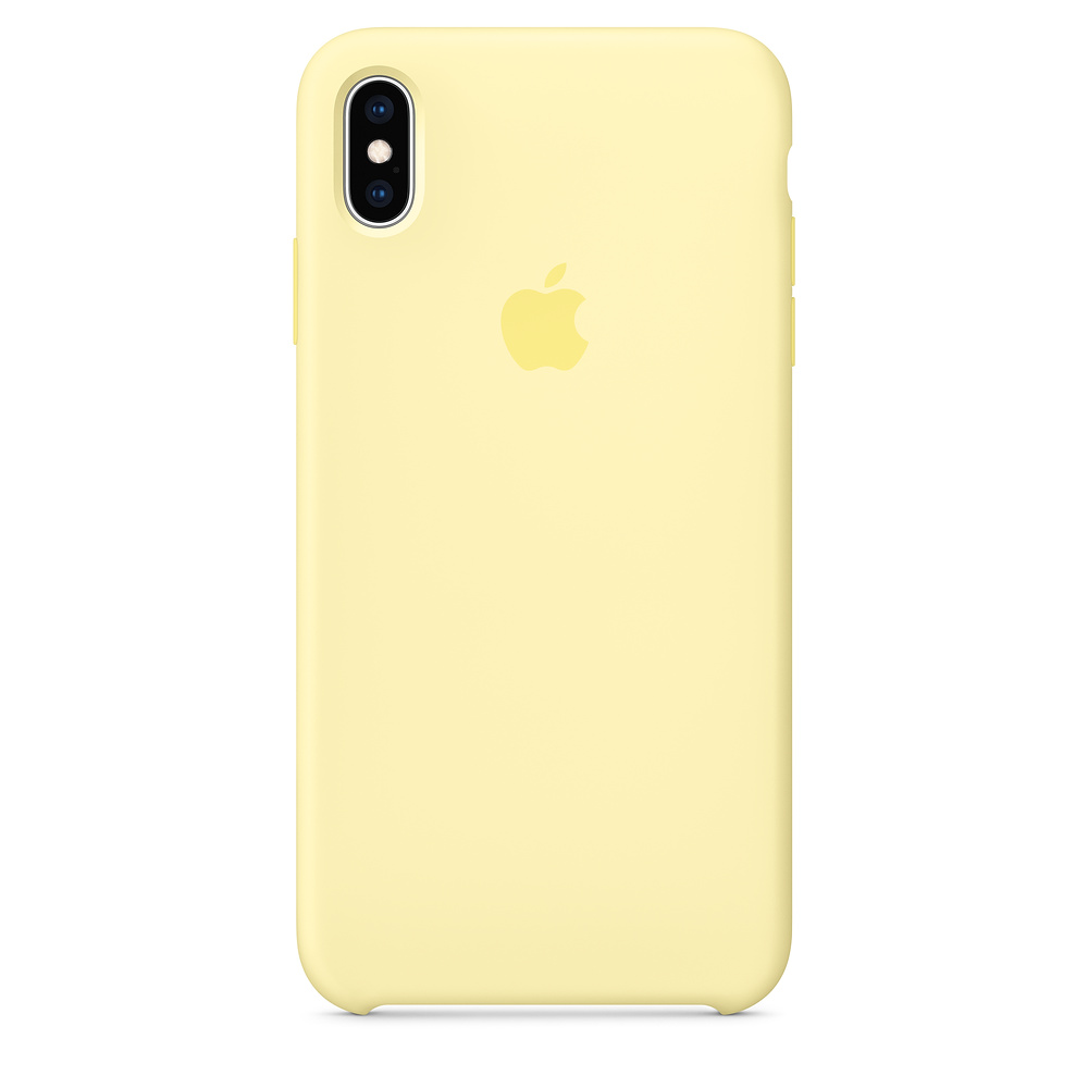 Obrázok iPhone XS Max Silicone Case - Mellow Yellow MUJR2ZM/A