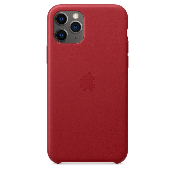 Obrázok Apple iPhone 11 Pro Kožený kryt (PRODUCT) RED (MWYF2ZM/A)