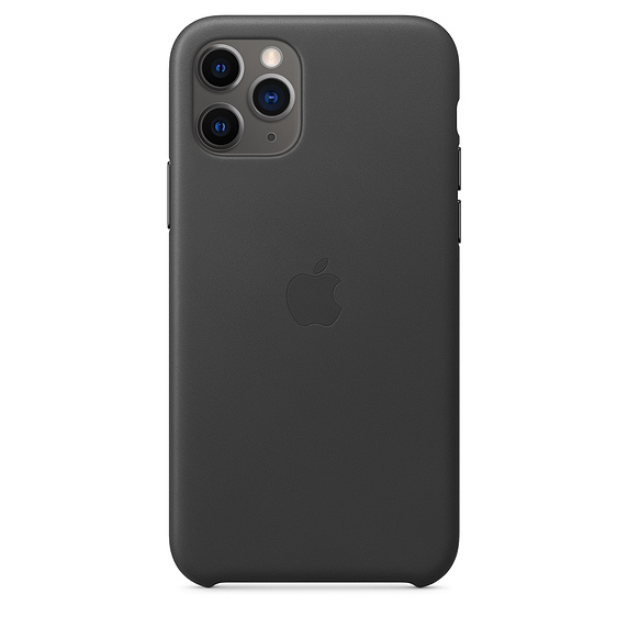 Obrázok Apple iPhone 11 Pro Max Kožený kryt čierny (MX0E2ZM/A)