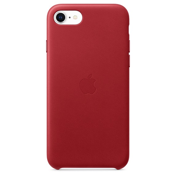 Obrázok Apple iPhone SE Kožený kryt (PRODUCT) RED (MXYL2ZM/A)