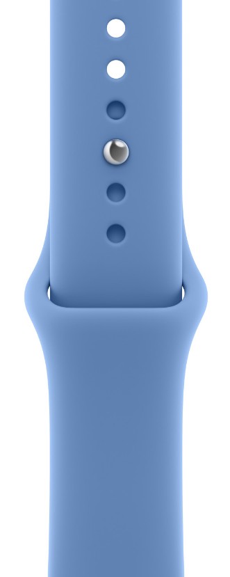 Watch Acc/40/Wildfl.Blue Sport Band - S/M