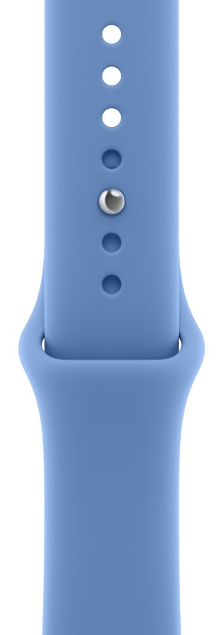 Watch Acc/46/Wildfl.Blue Sport Band - S/M