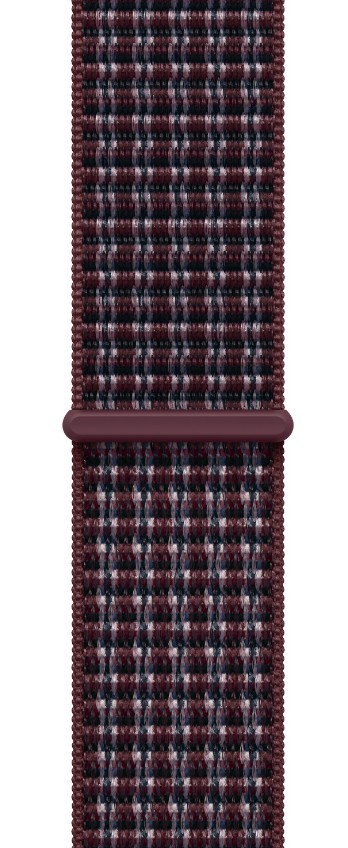 Watch Acc/42/Burgundy Plaid Sport Loop