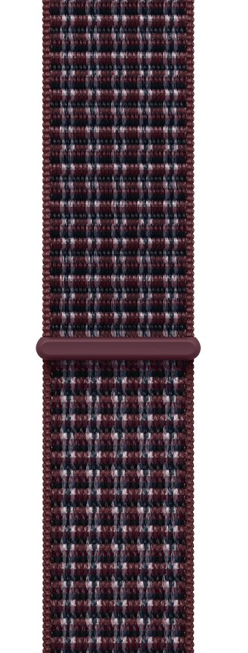 Watch Acc/46/Burgundy Plaid Sport Loop