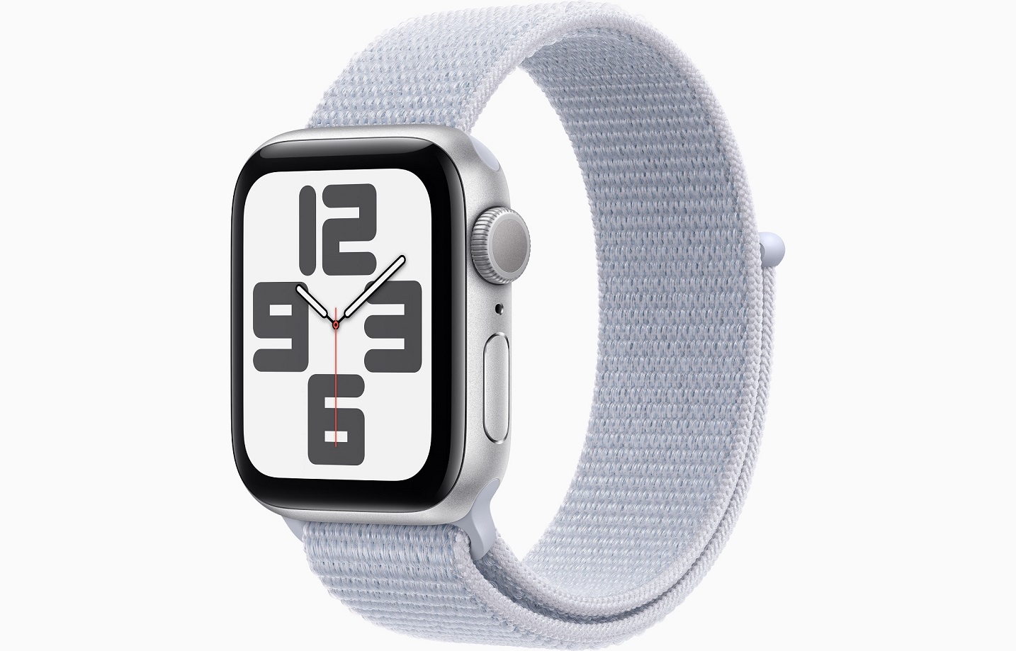 Apple Watch SE/44mm/Silver/Sport Band/Blue Cloud