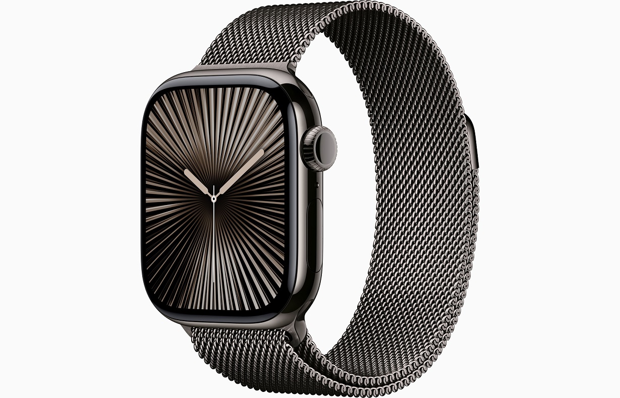 Apple Watch S10 Cell/46mm/Slate Grey/Elegant Band/Slate/-S/M