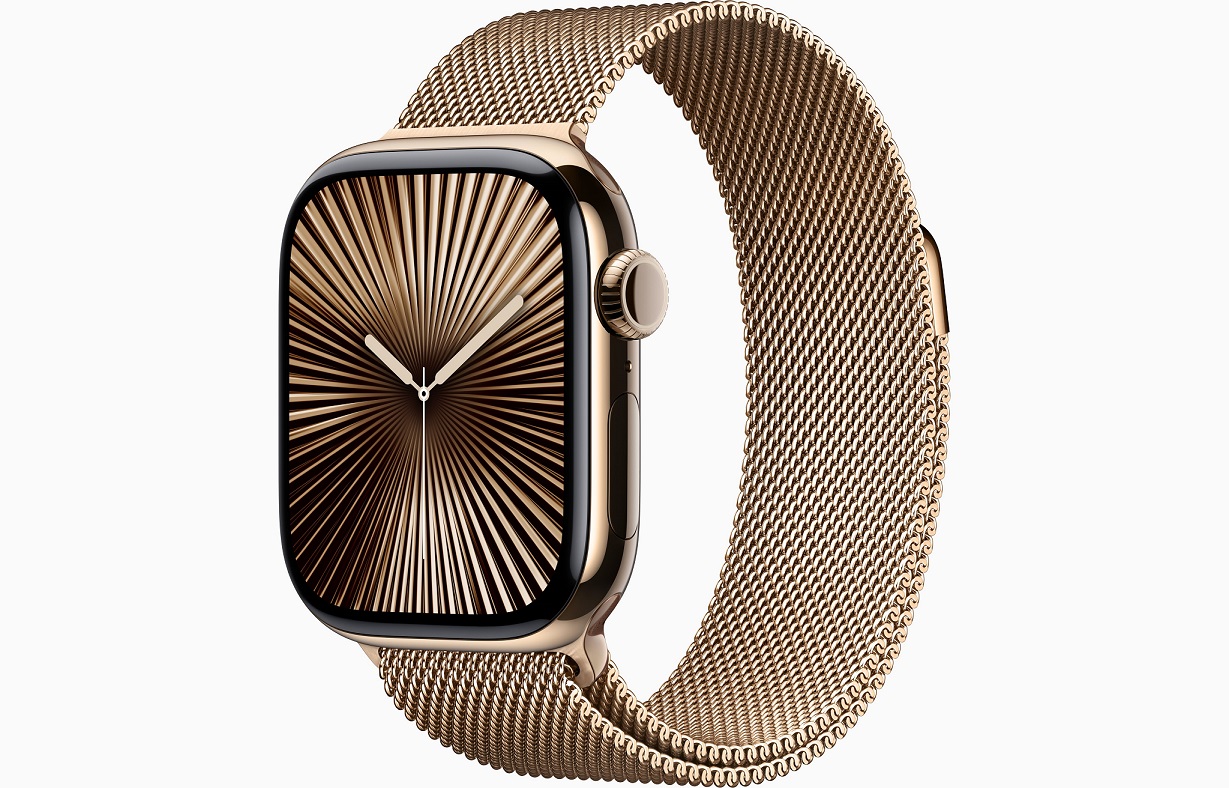 Apple Watch S10 Cell/46mm/Gold/Elegant Band/Gold/-S/M