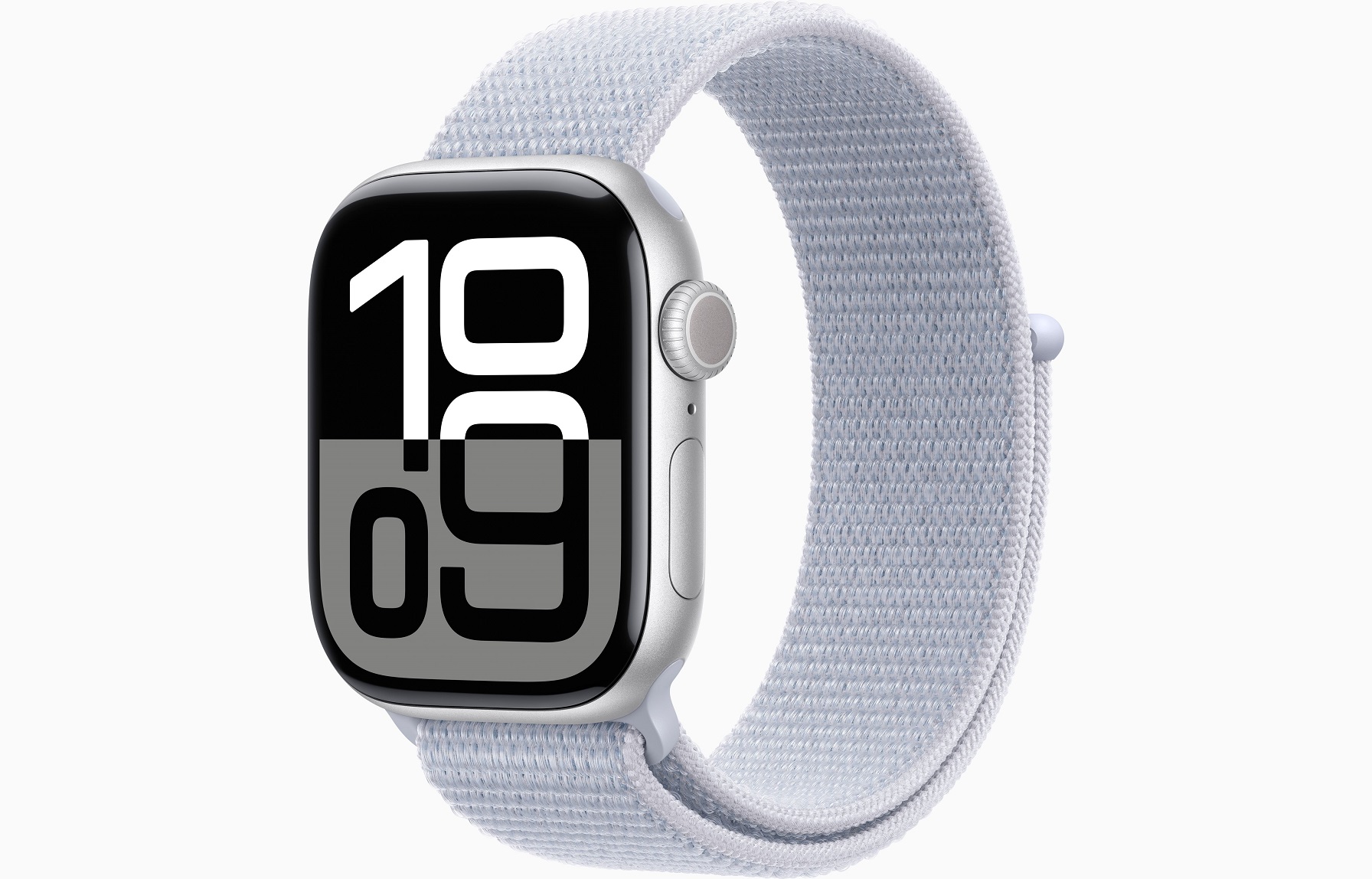 Apple Watch S10 Cell/46mm/Silver/Sport Band/Blue Cloud