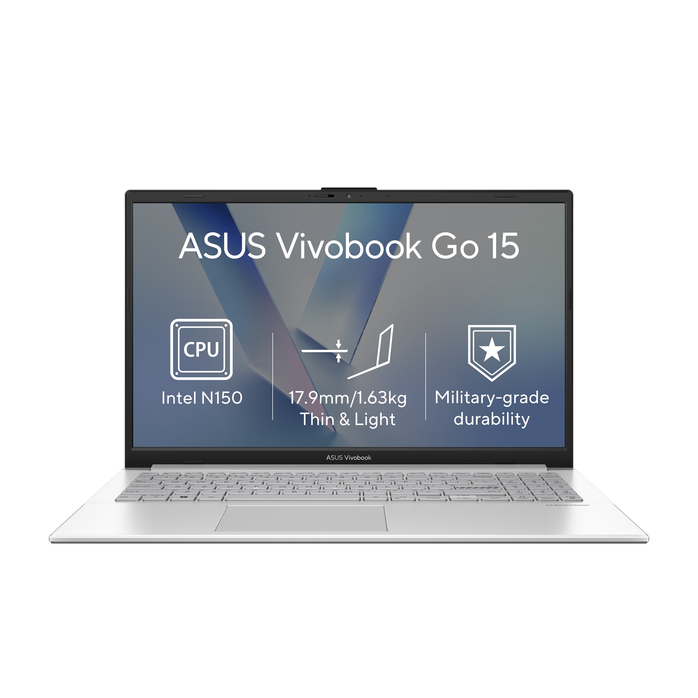 ASUS Vivobook Go 15/E1504TA-BQ163W/N150/15,6''/FHD/8GB/128GB/Intel int/W11H/Silver/2R