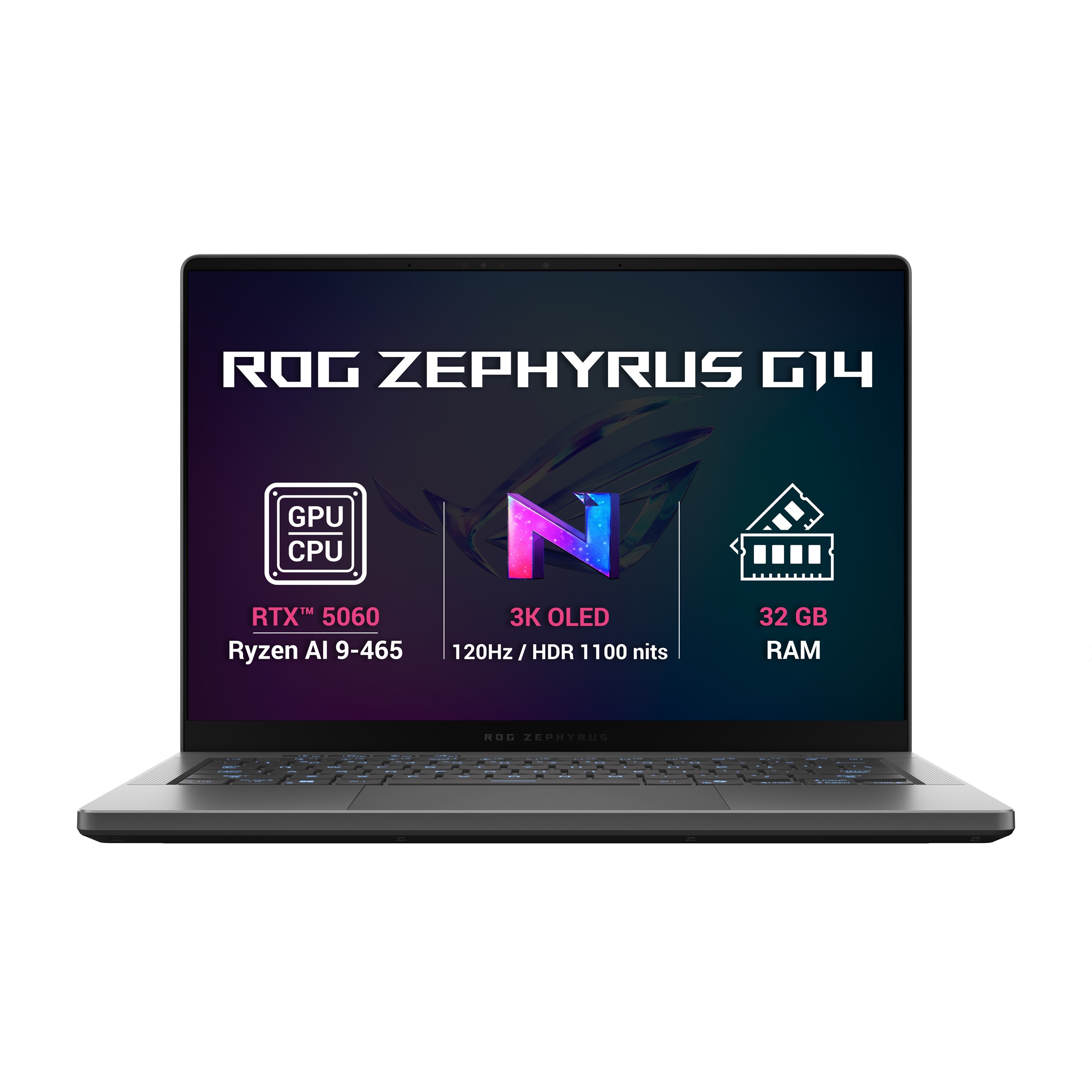 ASUS ROG Zephyrus G14/GA403GM-SY185WZ/AI9-465/14''/2880x1800/32GB/1TB/RTX 5060/W11H/Gray/2R