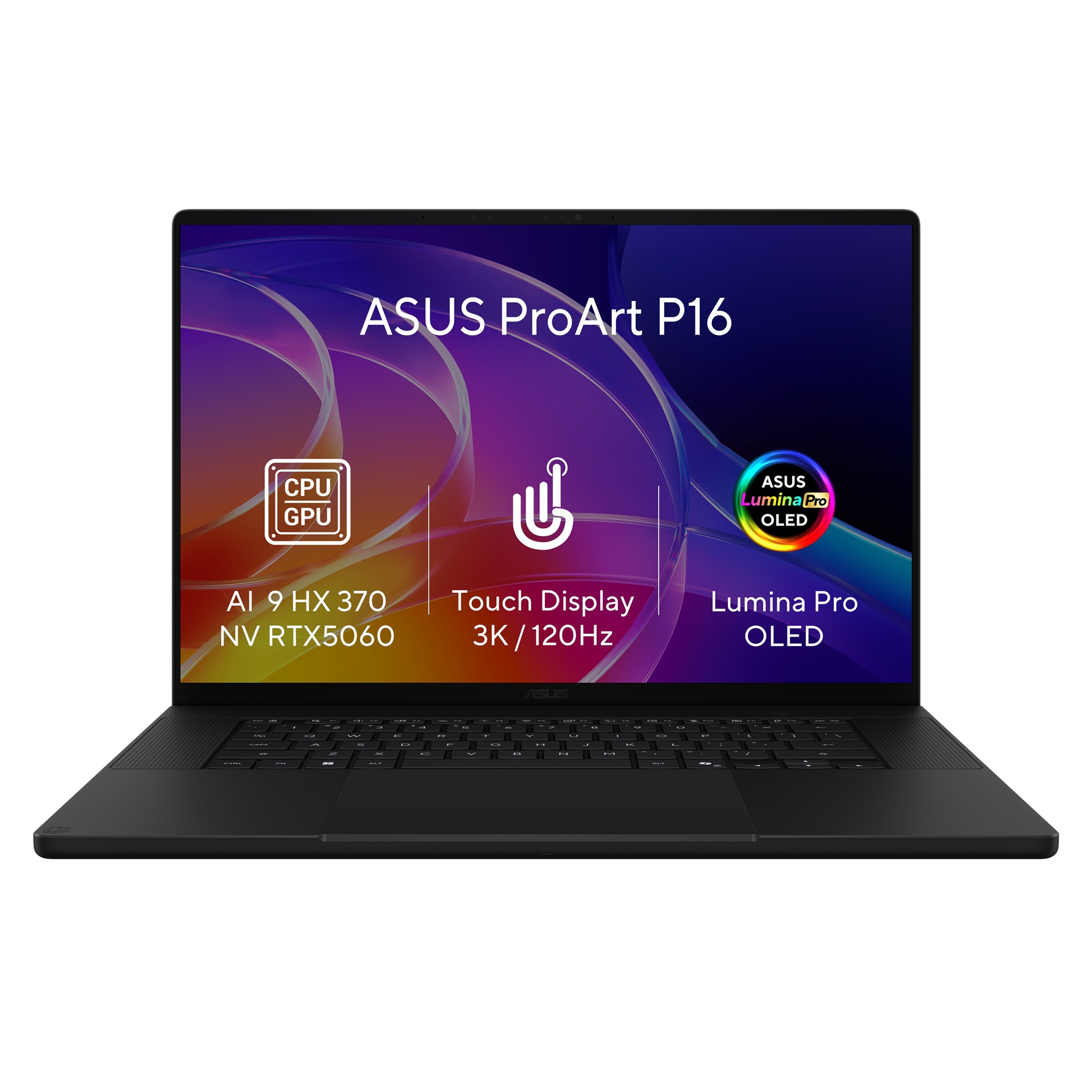 ASUS ProArt P16/H7606WM-OLED122XZ/AI9-HX370/16''/2880x1800/T/32GB/1TB/RTX 5060/W11P/Black/2R