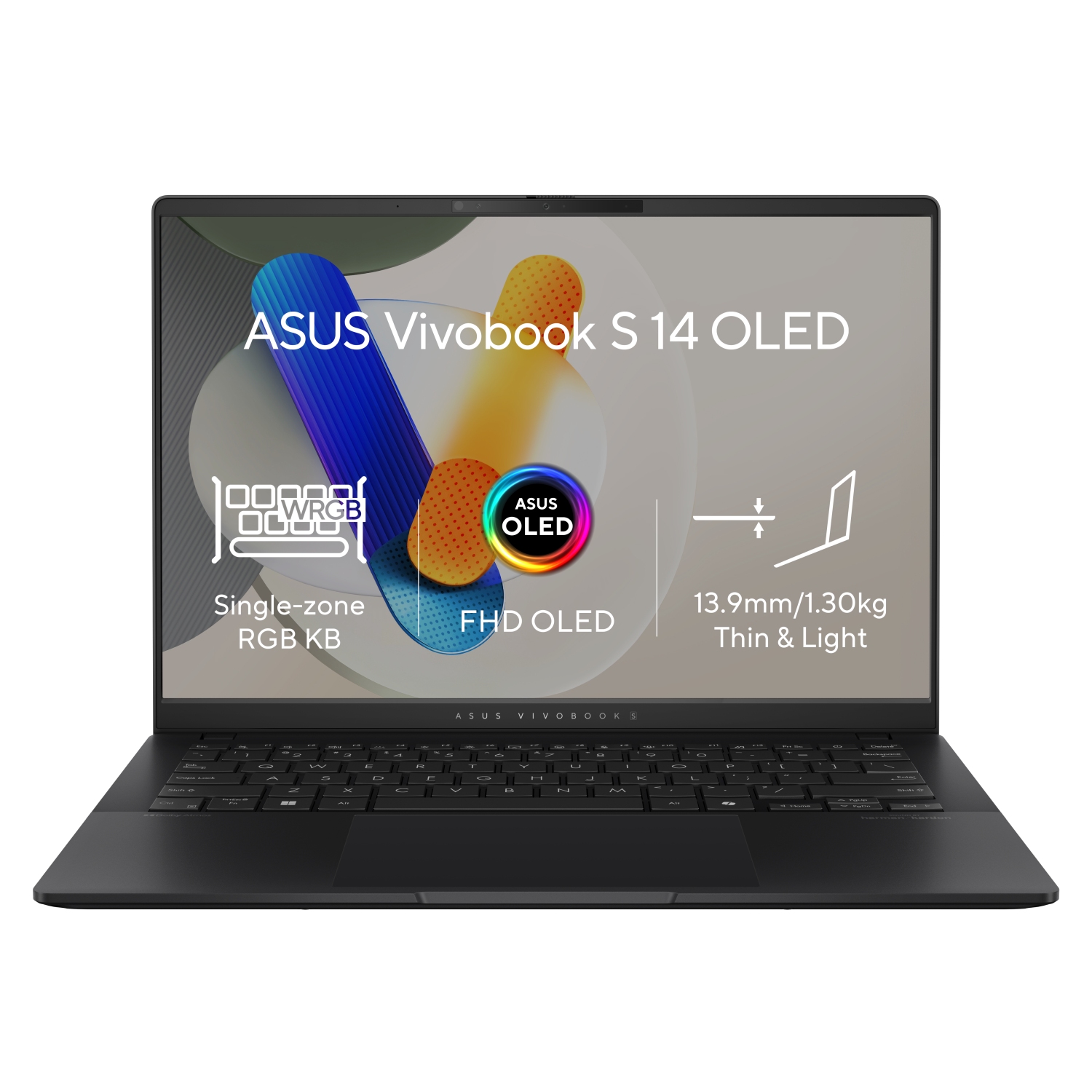 ASUS Vivobook S 14 OLED/M5406UA/R7-8845HS/14''/WUXGA/16GB/1TB SSD/AMD int/W11H/Black/2R