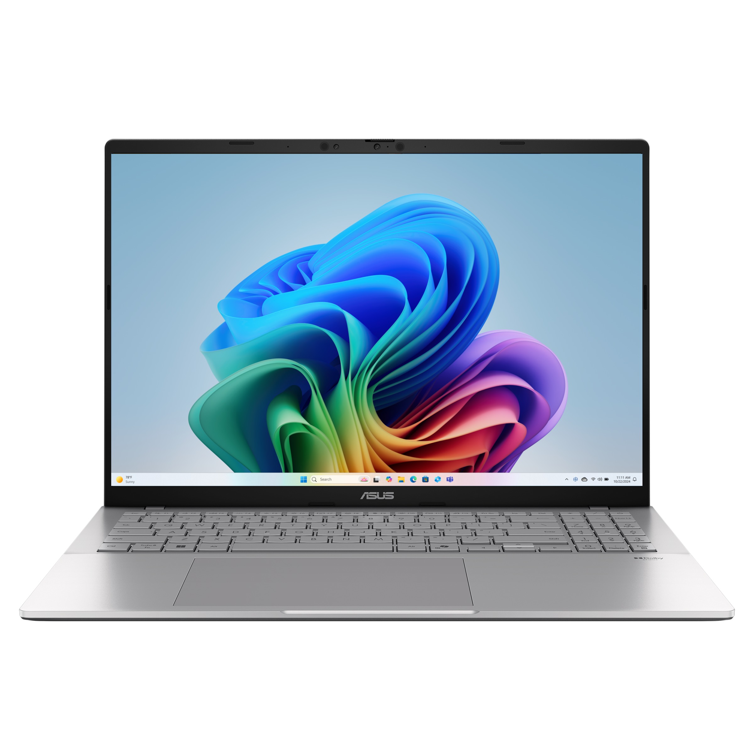 ASUS Vivobook S16/S3607QA-OLED111WZ/SD-X1-26-100/16''/WUXGA/32GB/512GB/Adreno/W11H/Silver/2R