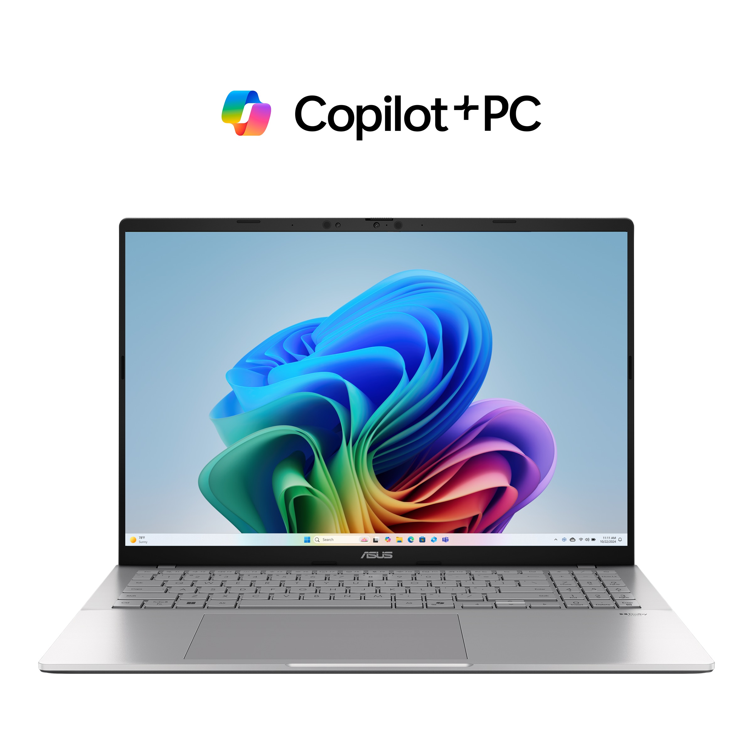 ASUS Vivobook S 16/S3607QA-PL019W/SD-X1-26-100/16,0''/2560x1600/16GB/1TB SSD/Adreno/W11H/Silver/2R