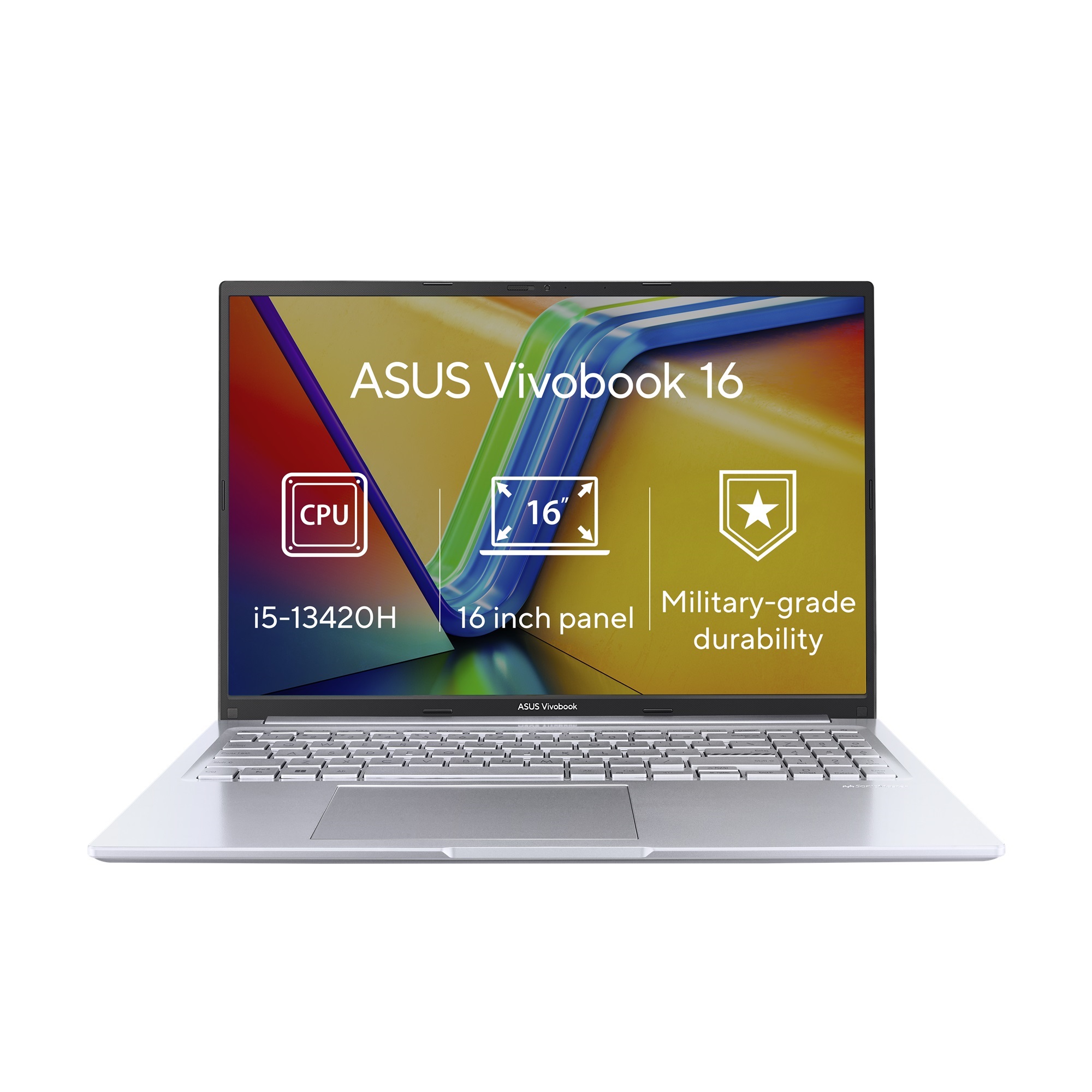 ASUS Vivobook 16/X1605VA/i5-13420H/16''/WUXGA/16GB/512GB/UHD Xe/W11H/Silver/2R