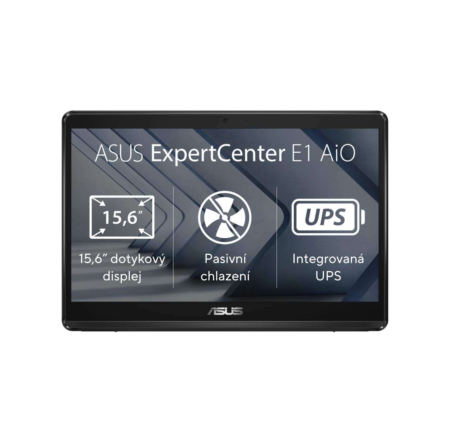 ASUS ExpertCenter/E1 AiO E1600/15,6''/1366 x 768/T/N4500/4GB/128GB SSD/UHD/bez OS/Black/2R