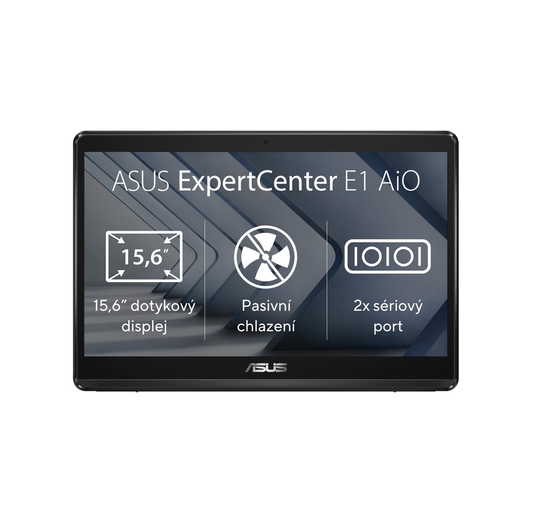 ASUS ExpertCenter/E1 (E1600)/15,6''/FHD/T/N4500/4GB/128GB SSD/UHD/W11P/Black/2R