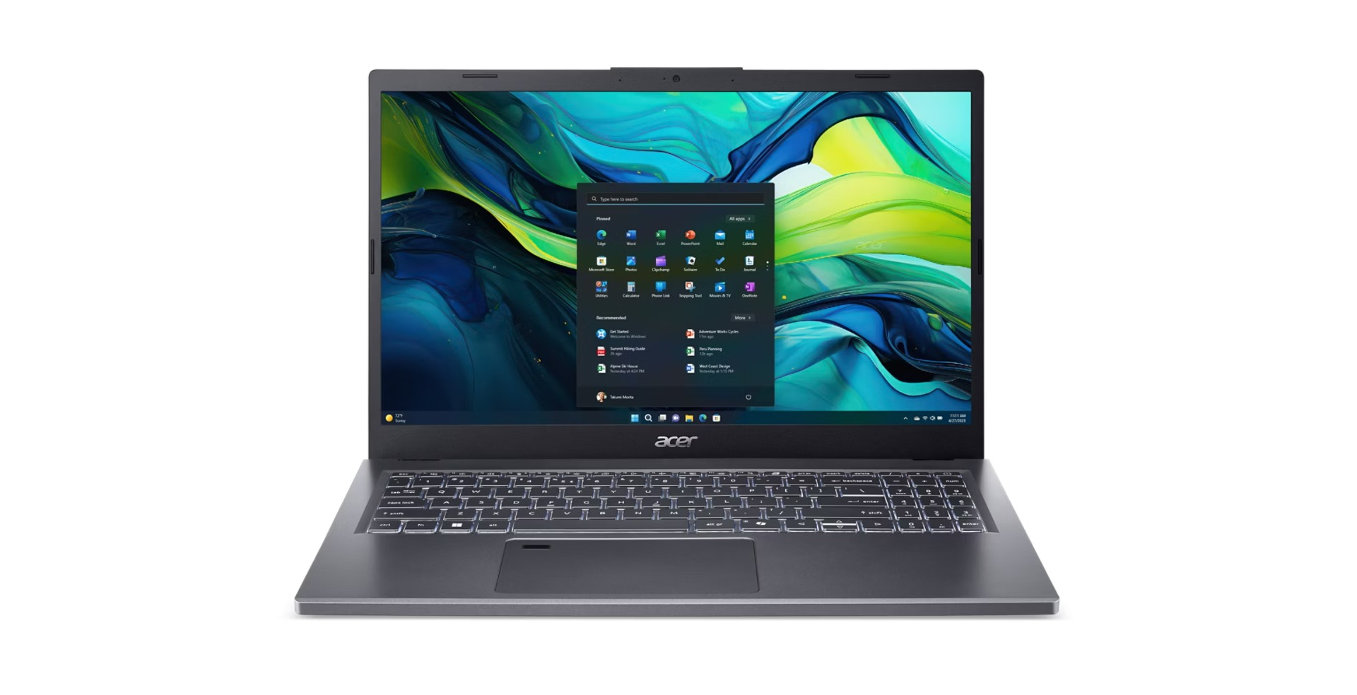 Acer Aspire 15/A15-51M-52P4/i5-13420H/15,6''/FHD/16GB/512GB/UHD Xe/W11H/Gray/2R