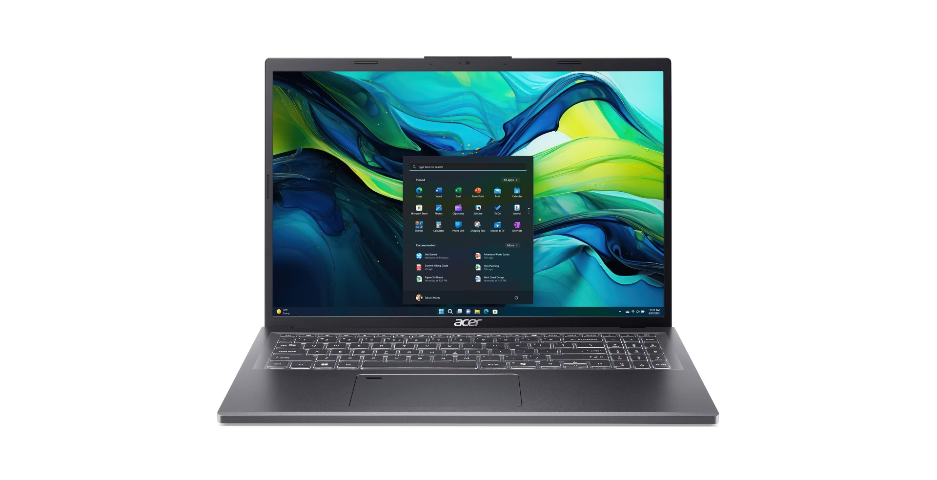 Acer Aspire 16/A16-71GM-55SS/U5-125H/16''/WUXGA/16GB/512GB/RTX 3050/W11H/Gray/2R