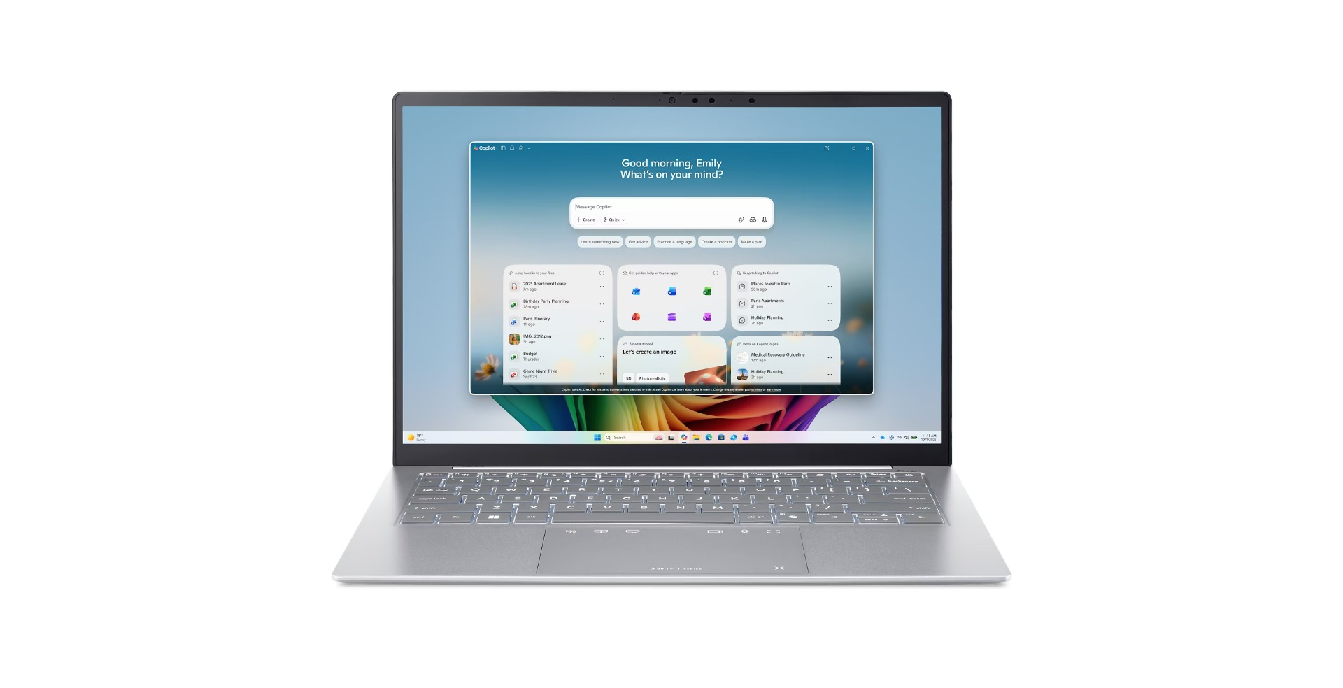 Acer Swift Edge 14/SFE14-I51-75MG/U7-355/14''/2880x1800/16GB/512GB/Intel int/W11H/White/2R