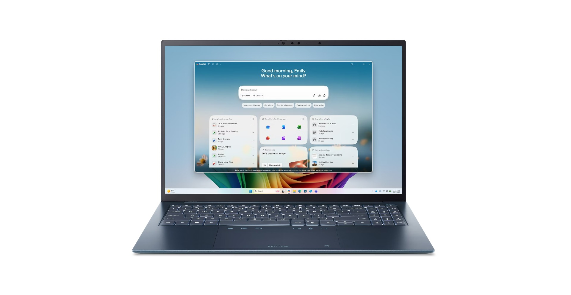 Acer Swift Edge 16 AI/SFE16-I51-92L1/U9-386H/16''/2880x1800/32GB/1TB/Intel int/W11H/Blue/2R
