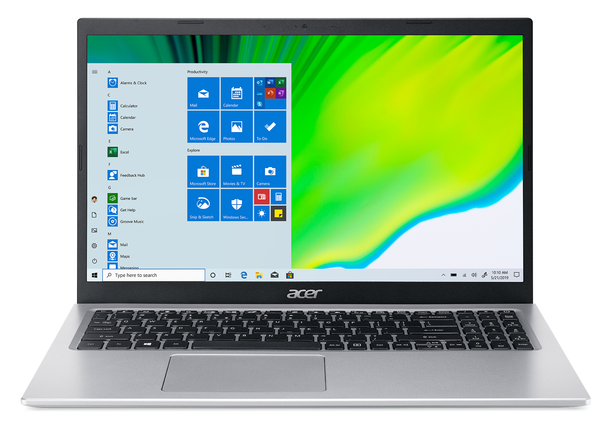 Obrázok Acer Aspire 5 - 15,6''/i7-1165G7/2*8G/1TBSSD/MX350/W10 stříbrný NX.A1MEC.004