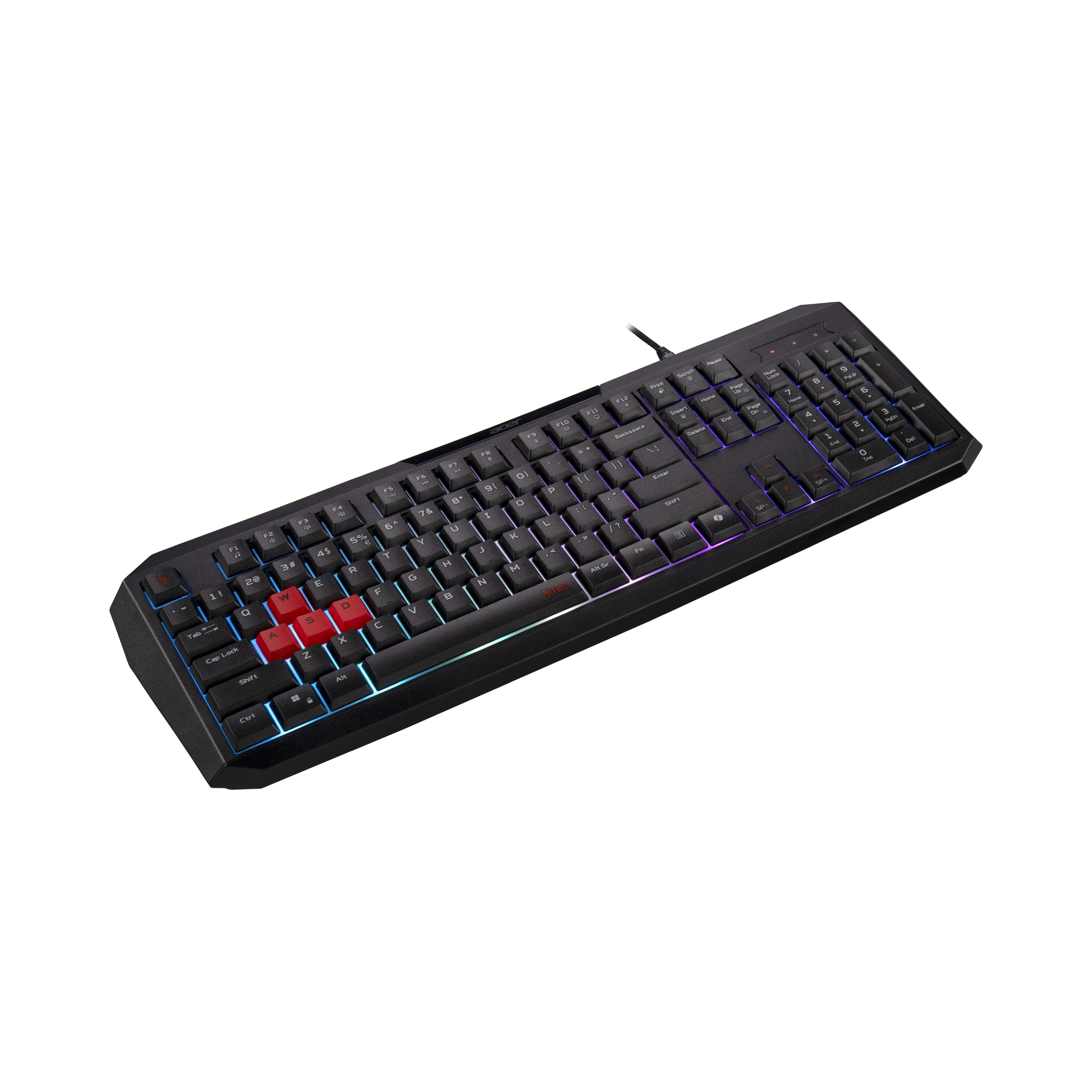 Acer Nitro NKW100 / USB-A/ CZ- SK layout/Čierna / GP.KBD11.05X