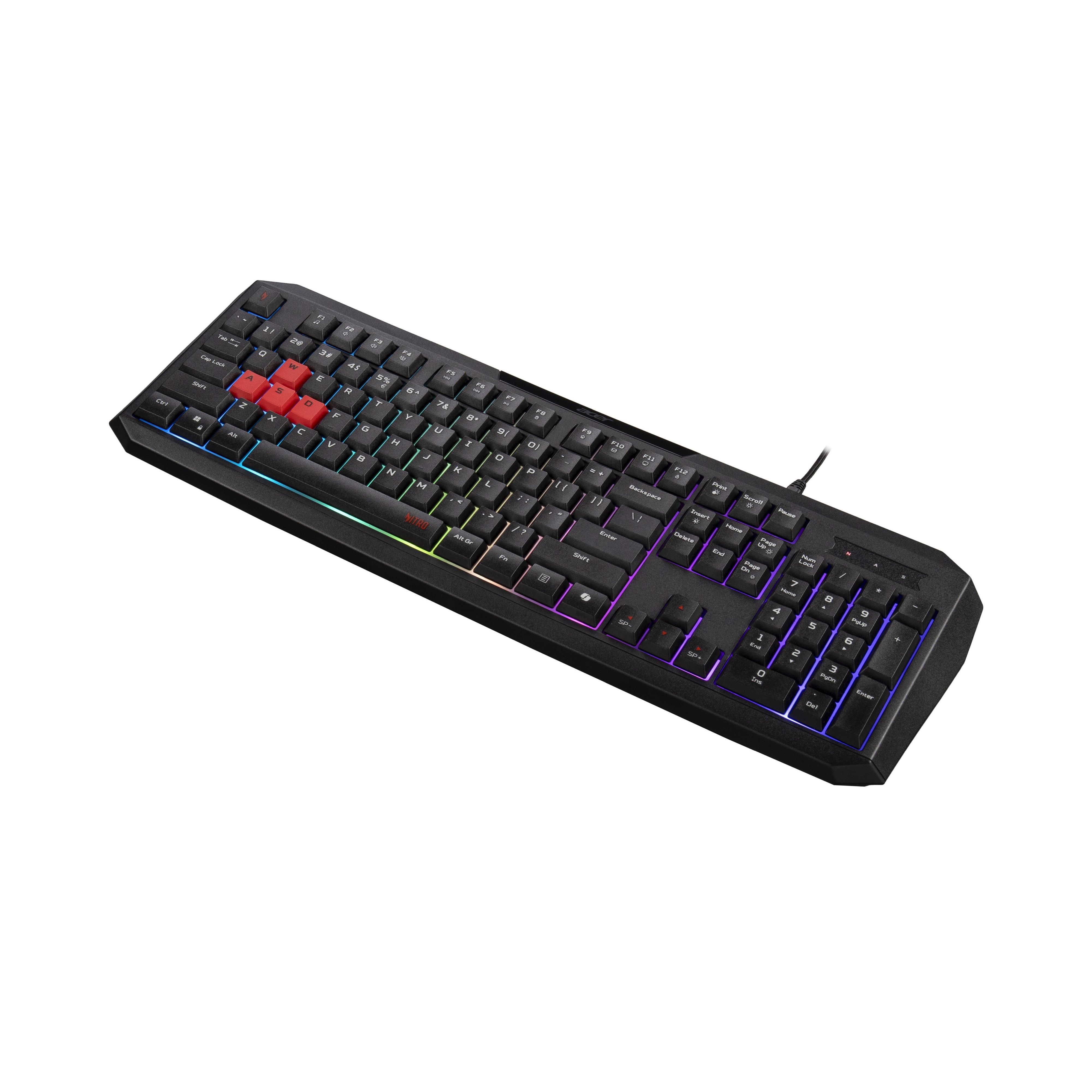 Acer Nitro NKW100 / USB-A/ CZ- SK layout/Čierna / GP.KBD11.05X