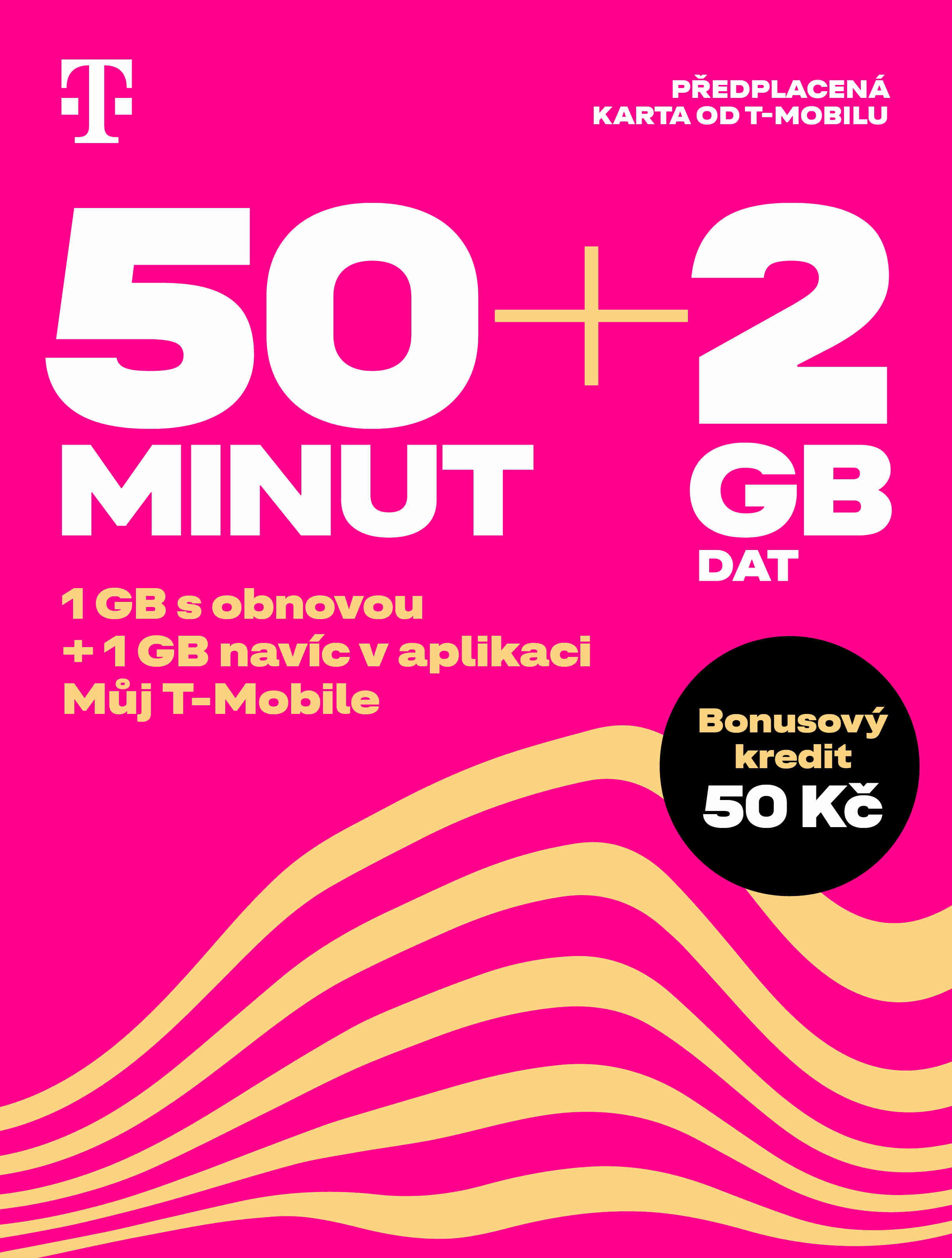 T-Mobile SIM Twist 50 MINUT + 2GB