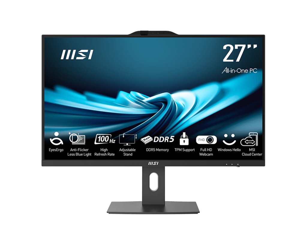 MSI PRO/AP272P 14M-1023CZ/27''/FHD/i3-14100/16GB/512GB/Intel int/W11H/Černá/3R