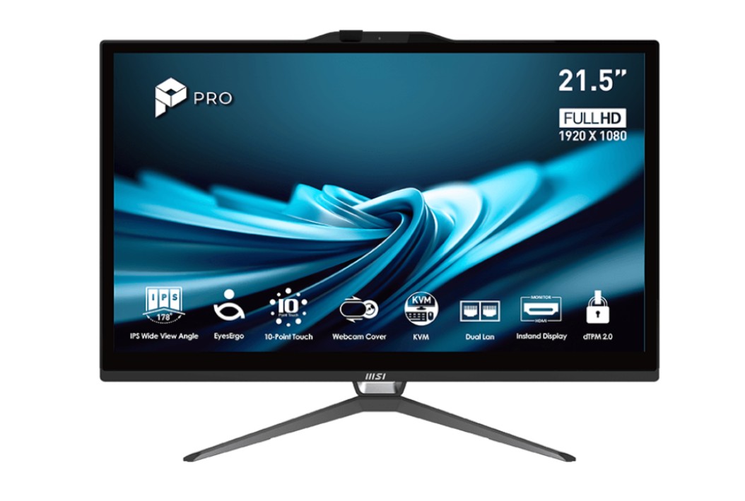 MSI PRO AP222T i5-14400/FHD/8/512/W11P/BL