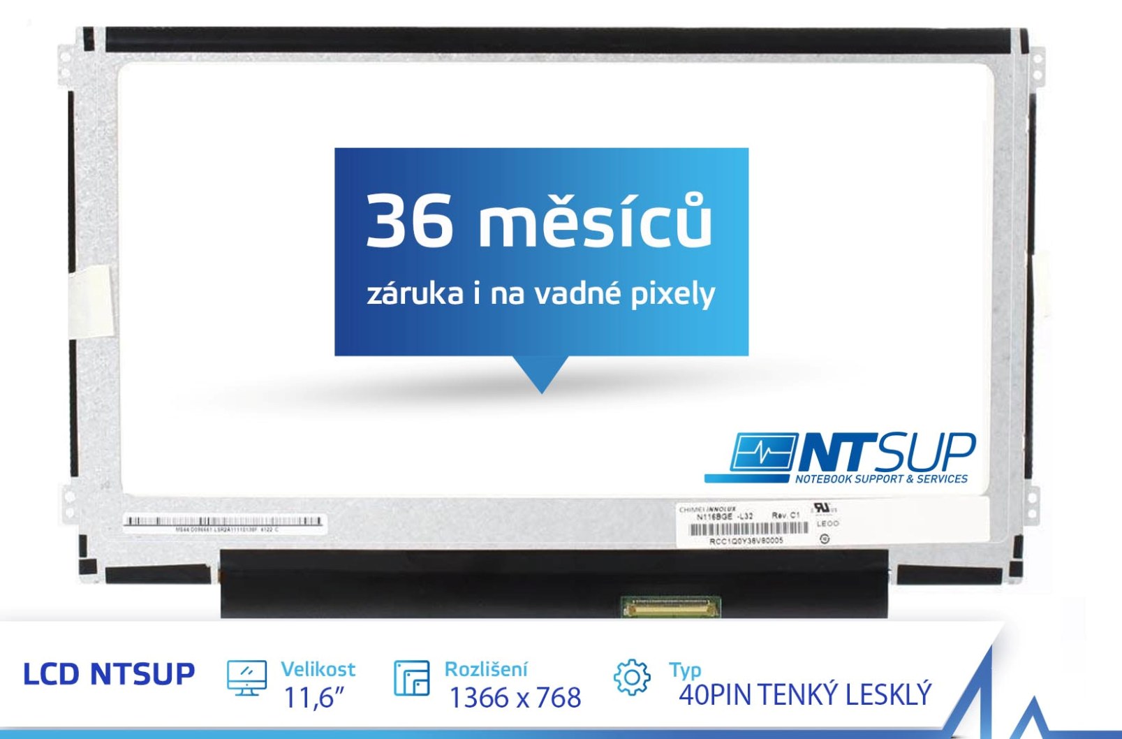 Obrázok LCD PANEL NTSUP 11,6