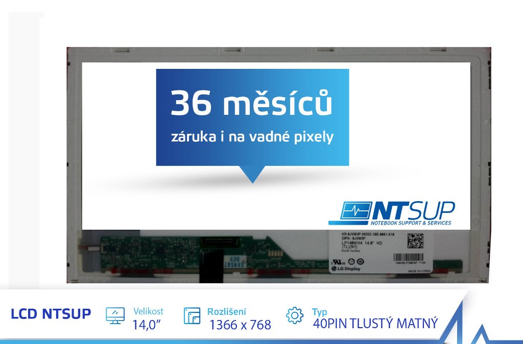 Obrázok LCD PANEL NTSUP 14,0