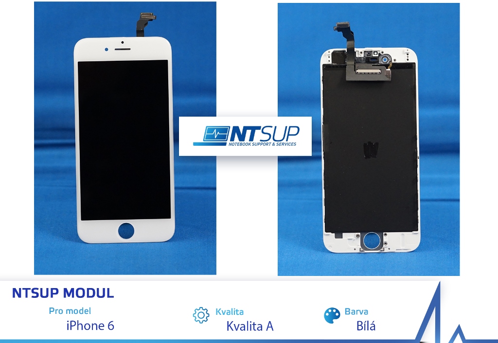 Obrázok NTSUP LCD modul iPhone 6 bílý kvalita A 38890011