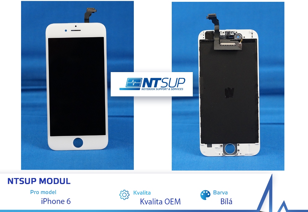 Obrázok NTSUP LCD modul iPhone 6 bílý OEM 38890013