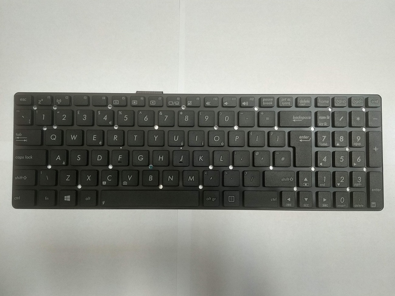 Obrázok NTSUP Klávesnice Asus A55 A75 K55 U57 K75 R500 R700 F751 X751 R752 černá ENG 28890053