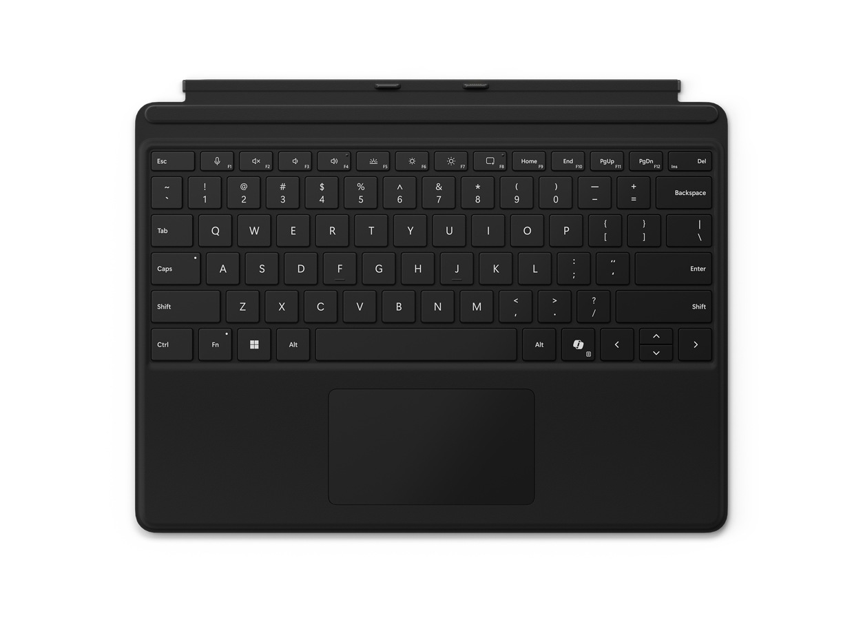 Microsoft Surface Pro Keyboard (Black), Commercial, CZ&SK (potisk)