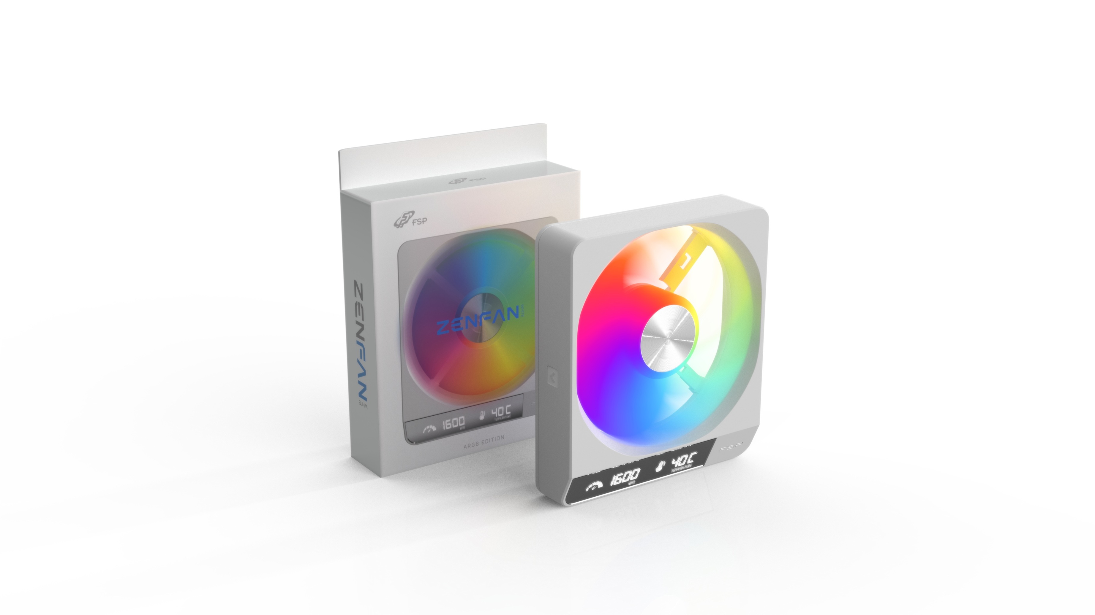 FSP Ventilátor ZENFAN-WA, A.RGB, White