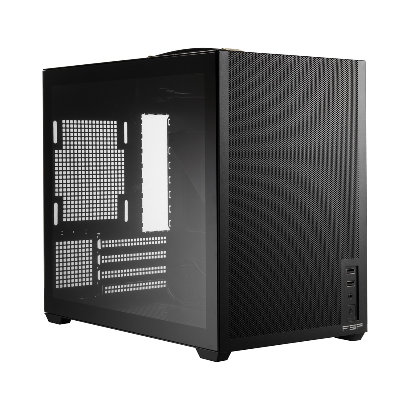 FSP S210-B/Micro ATX/Transpar./Černá