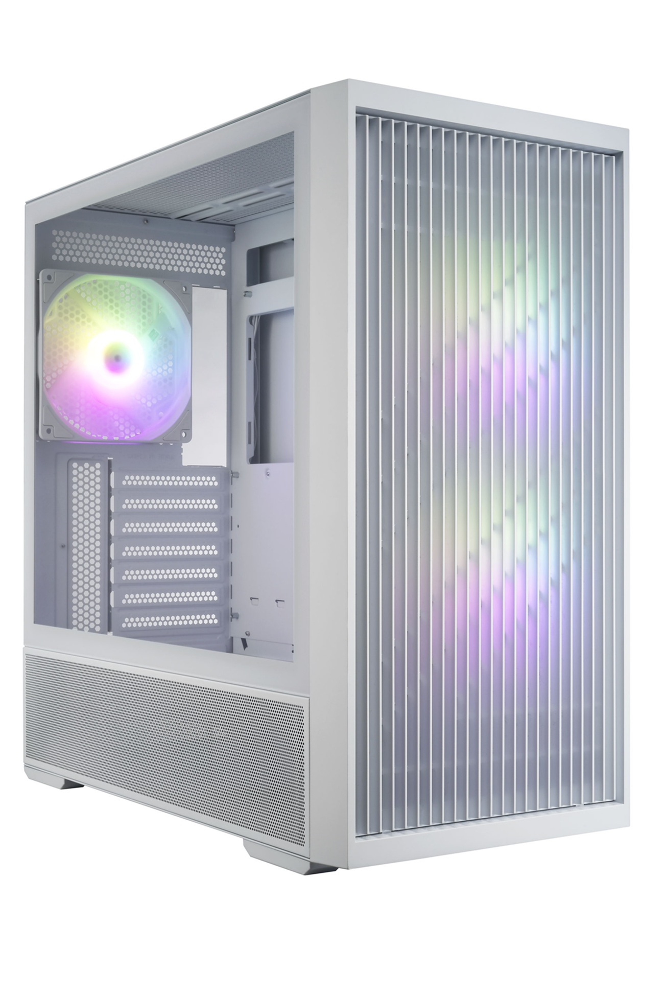FSP M330-WA/Midi Tower/Transpar./Bílá
