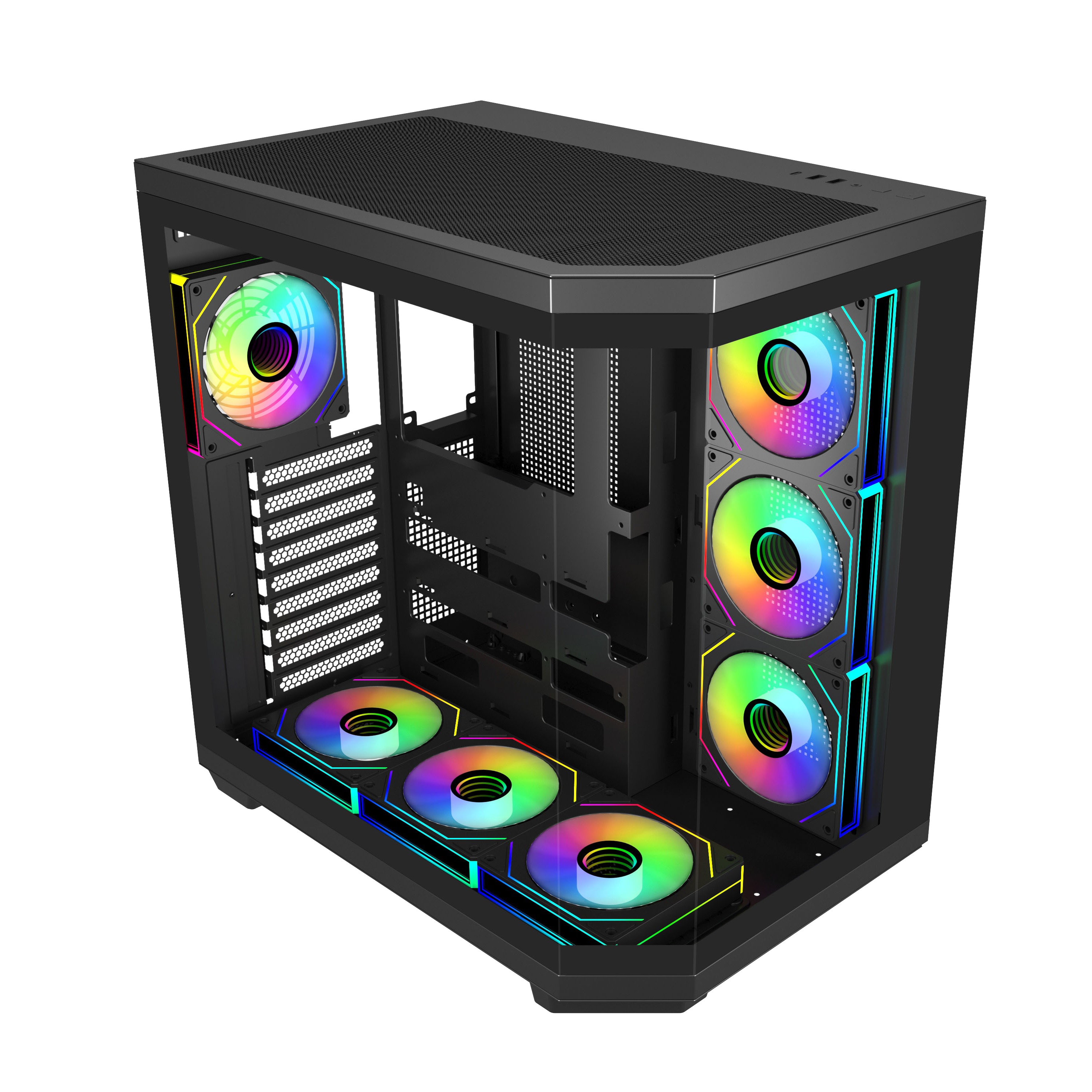 FSP U580-BA/Big Tower/Transpar./Černá