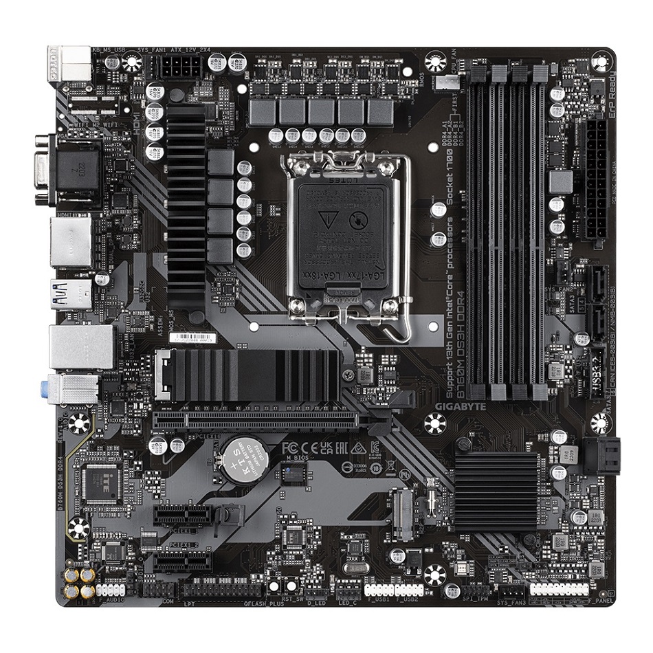 GIGABYTE B760M DS3H DDR4/LGA 1700/mATX