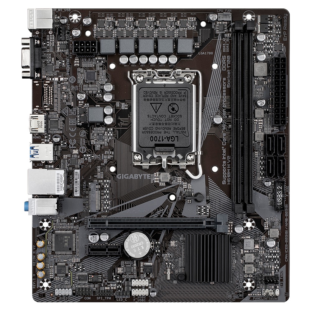 GIGABYTE H610M H V2/LGA 1700/mATX