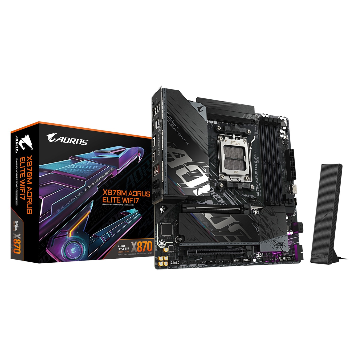 GIGABYTE X870M AORUS ELITE WIFI7/AM5/mATX