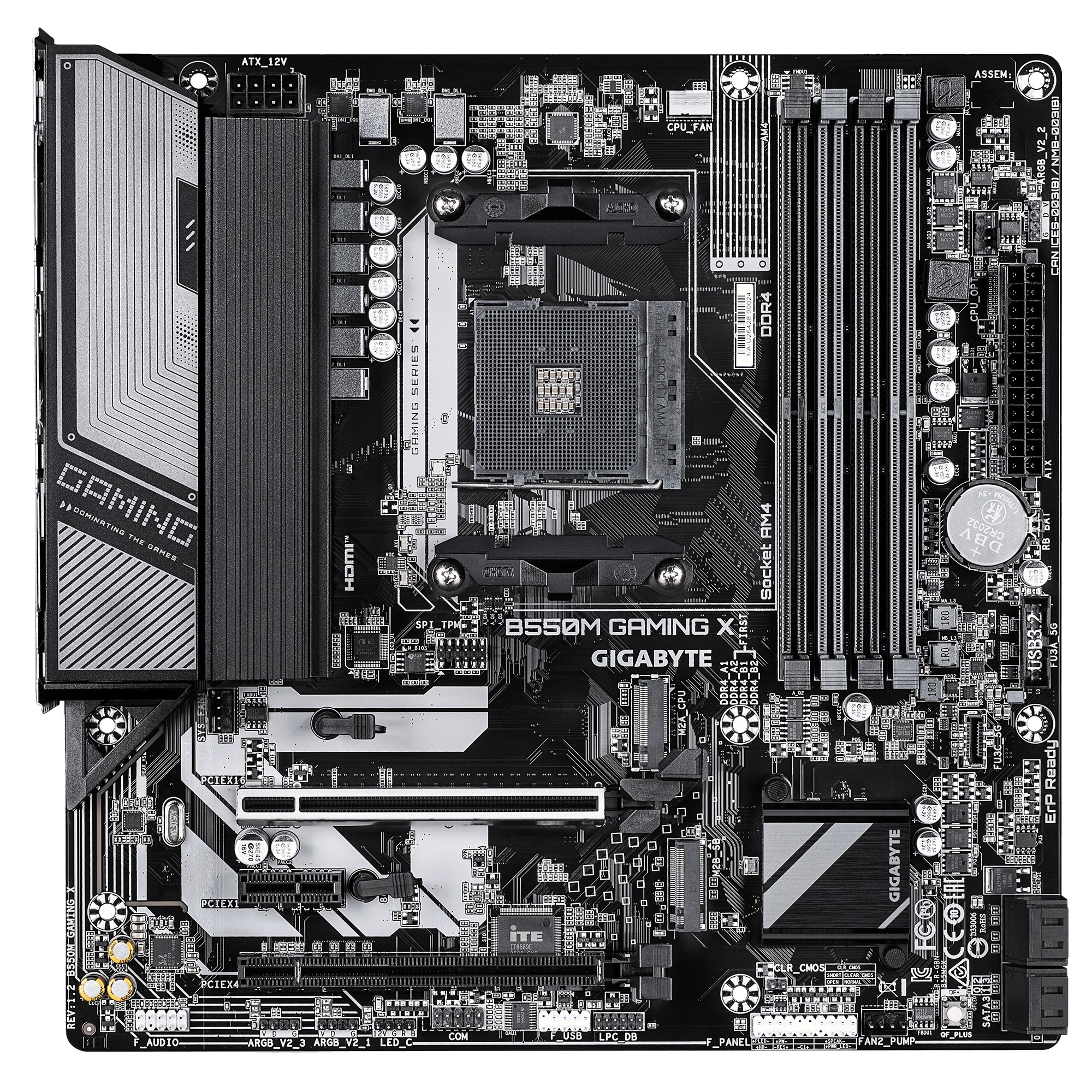 Gigabyte B550M GAMING X (Rev. 1.2) AM4 mATX