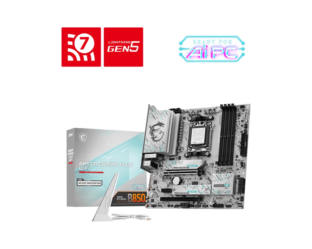 MSI B850M GAMING PLUS WIFI/AM5/mATX