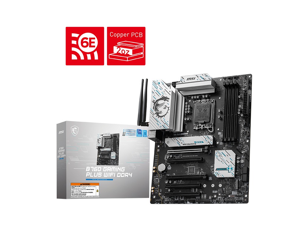 MSI B760 GAMING PLUS WIFI DDR4/LGA 1700/ATX