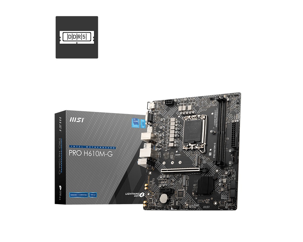 MSI PRO H610M-G/LGA 1700/mATX