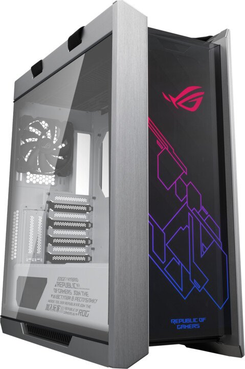 ASUS ROG STRIX HELIOS/Midi Tower/Transpar./Bílá